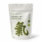 Badger and Dodo Coffee Roasters: A white package of Solaris Tea Green Matcha 100g is displayed, with a green label denoting it as a superfood and culinary grade.