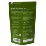 Badger and Dodo Coffee Roasters: A white package of Solaris Tea Green Matcha 100g is displayed, with a green label denoting it as a superfood and culinary grade.