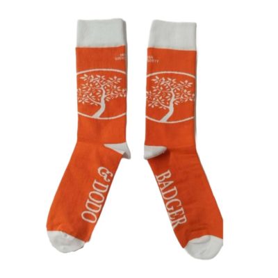 Badger & Dodo Custom Orange Socksciety Socks